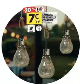 Centrakor Lámpara de bombilla colgate oferta