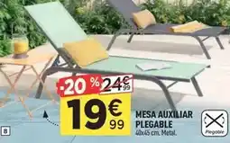 Centrakor Mesa auxiliar plegable oferta