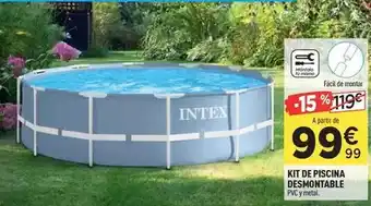 Centrakor Intex - kit de piscina desmontable oferta