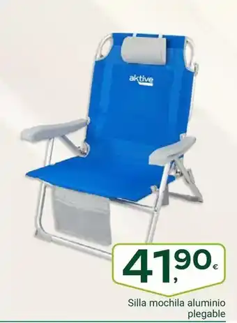 Supermercados Dani Silla mochila aluminio plegable oferta