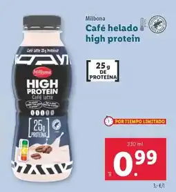 Lidl Milbona - café helado high protein oferta
