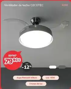 Mi electro Cecotec - ventilador de techo oferta