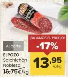 Autoservicios Familia Elpozo - salchichon nobleza oferta
