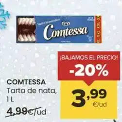 Autoservicios Familia Comtessa - tarta de nata oferta