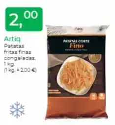Supermercados Tu Super Artiq - patatas fritas finas congeladas oferta