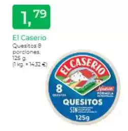 Supermercados Tu Super El caserío - quesitos 8 porciones oferta