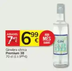 Consum Premium - ginebra citrica oferta