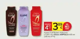 Consum Elvive - xampú full rewist, hialuronic o color vive evive oferta