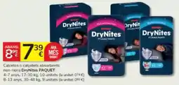 Consum Drynites - calcetes o calçottes absorbents nen-canaba dynnites oferta