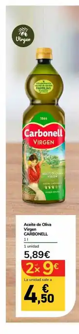 Carrefour Express Aceite De Oliva Virgen Carbonell oferta