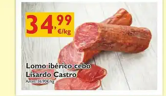 Supermercados La Despensa Lomo Ibérico Cebo Lisardo Castro oferta