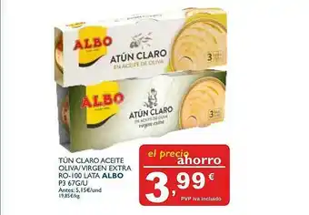 Supermercados La Despensa Atún Claro Aceite Oliva Virgen Extra Ro-i00 Lata Albo oferta