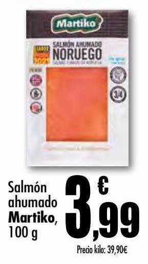 Unide Supermercados Salmón Ahumado Martiko oferta
