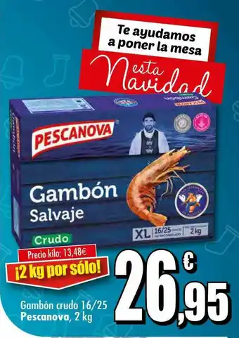 Unide Supermercados Gambón Crudo 16 25 Pescanova oferta