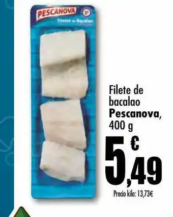 Unide Supermercados Filete De Bacalao Pescanova oferta