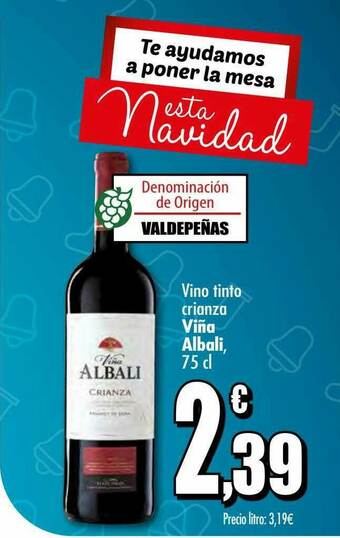 Unide Supermercados Vino Tinto Crianza Viña Albali oferta