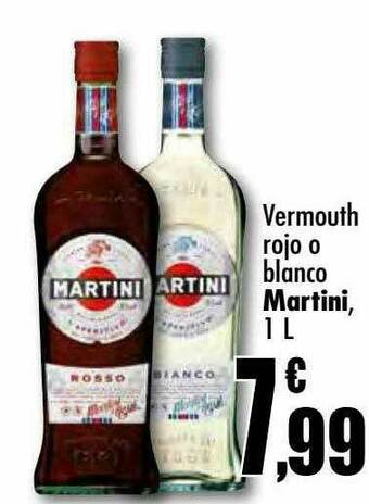 Unide Supermercados Vermouth Rojo O Blanco Martini oferta