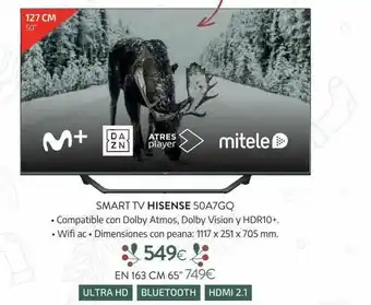 Tien 21 Smart Tv Hisense 50a7gq oferta