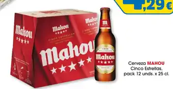 TOP Cash & Carry MAHOU Cerveza Cinco Estrellas oferta