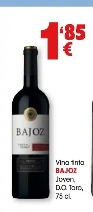 TOP Cash & Carry BAJOZ Vino tinto Joven D.O Toro oferta
