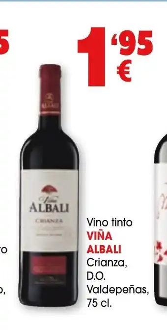 TOP Cash & Carry VIÑA ALBALI Vino tinto Crianza D.O Valdepeñas oferta