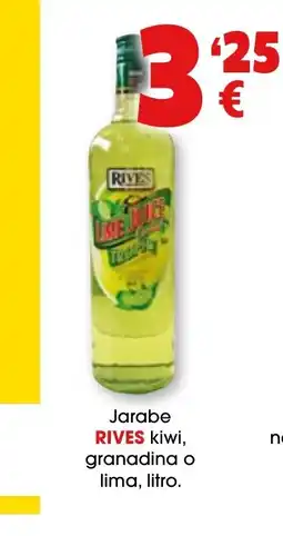 TOP Cash & Carry RIVES Jarabe kiwi granadina o lima oferta