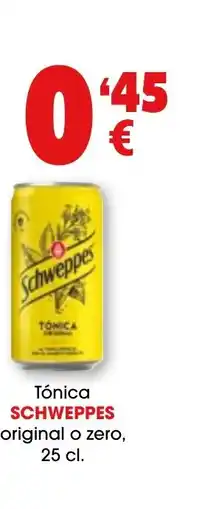 TOP Cash & Carry SCHWEPPES Tónica original o zero oferta