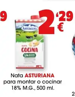 TOP Cash & Carry ASTURIANA Nata para montar o cocinar oferta