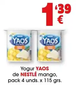 TOP Cash & Carry YAOS de NESTLÉ Yogur mango oferta