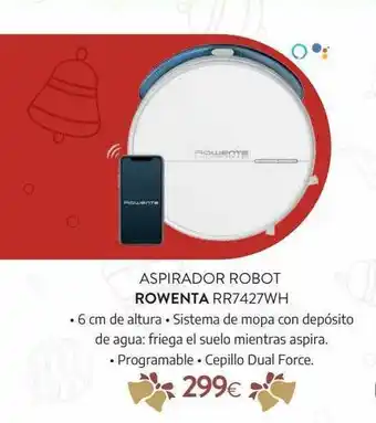 Tien 21 Aspirador Robot Rowenta Rr7427wh oferta