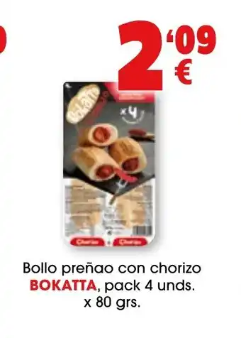 TOP Cash & Carry BOKATTA Bollo preñao con chorizo oferta