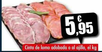 Unide Supermercados Cinta De Lomo Adobada O Al Ajillo oferta