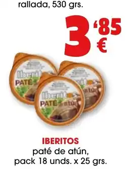 TOP Cash & Carry IBERITOS paté de atún oferta