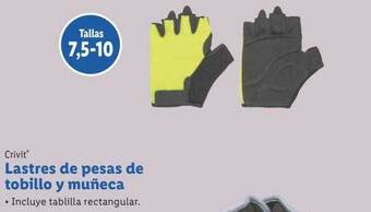 Lidl Crivit Lastres De Pesas De Tobillo Y Muñeca oferta