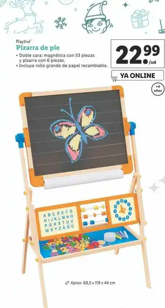 Lidl Playtive Pizarra De Pie oferta