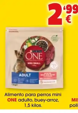 TOP Cash & Carry ONE Alimento para perros mini adulto buey arroz oferta