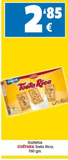 TOP Cash & Carry CUÉTARA Galletas Tosta Rica oferta