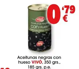 TOP Cash & Carry VIVÓ Aceitunas negras con hueso oferta