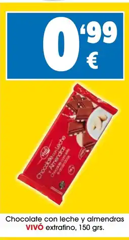 TOP Cash & Carry VIVÓ Chocolate con leche y almendras oferta
