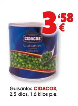 TOP Cash & Carry CIDACOS Guisantes oferta