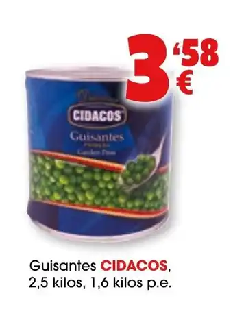 TOP Cash & Carry CIDACOS Guisantes oferta