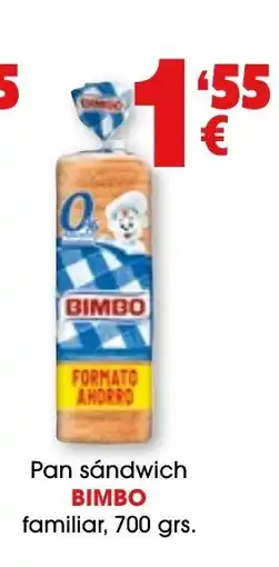 TOP Cash & Carry BIMBO Pan sándwich oferta