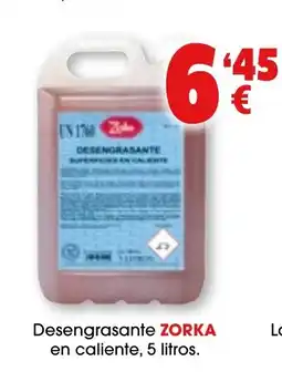 TOP Cash & Carry ZORKA Desengrasante en caliente oferta