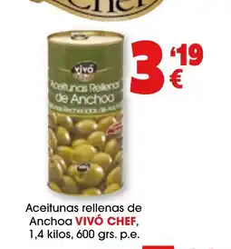 TOP Cash & Carry VIVO CHEF Aceitunas rellenas de Anchoa oferta