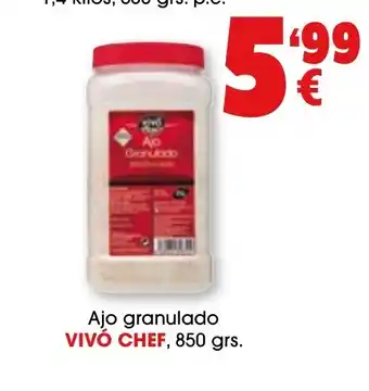 TOP Cash & Carry VIVÓ CHEF Ajo granulado oferta
