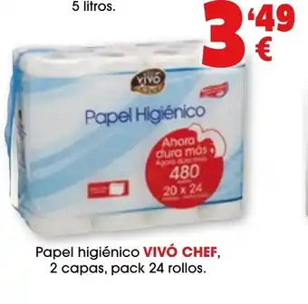 TOP Cash & Carry VIVÓ CHEF Papel higiénico oferta