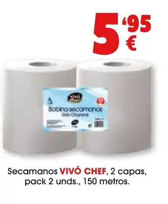 TOP Cash & Carry VIVÓ CHEF Secamanos 2 capas oferta