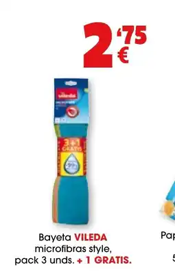 TOP Cash & Carry VILEDA Bayeta microfibras style oferta