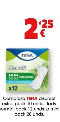 TOP Cash & Carry TENA Compresa discreet oferta