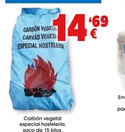 TOP Cash & Carry Carbón vegetal especial hostelería oferta